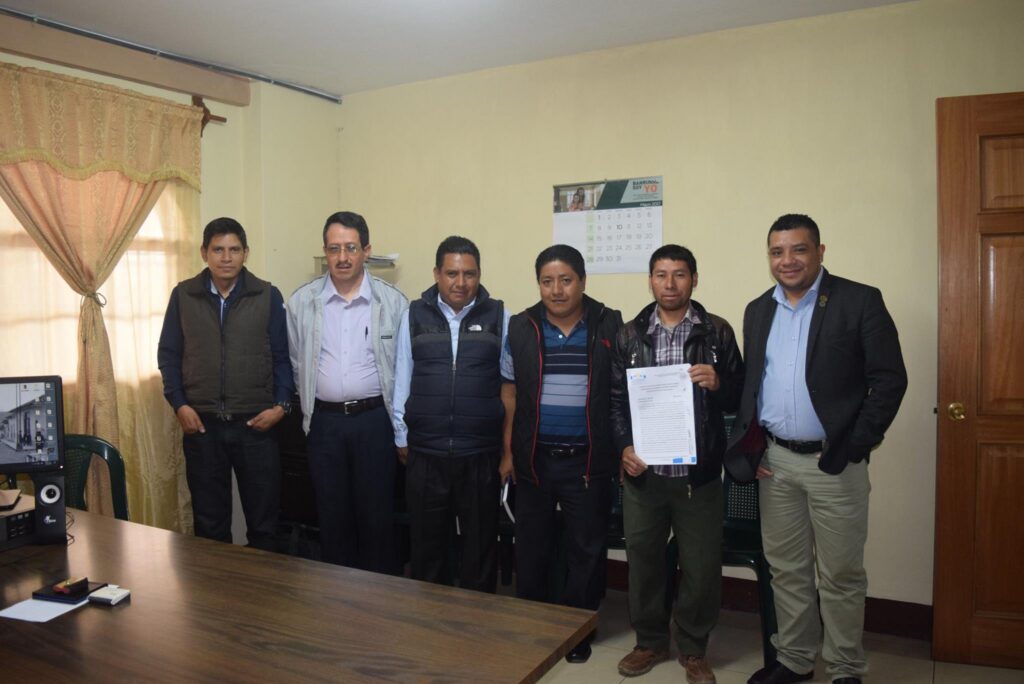 Municipio de Santa Cruz Balanya  Firma nuevo Convenio 2017